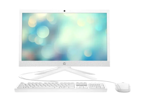 Моноблок HP 21-b0056ur, 20,7", Intel Pentium J5040, 4Гб/256Гб, FreeDOS, Белый