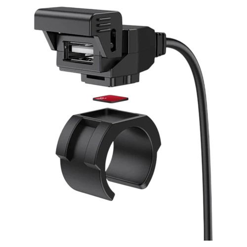 HOCO Z45 Single port motorcycle charger Black
