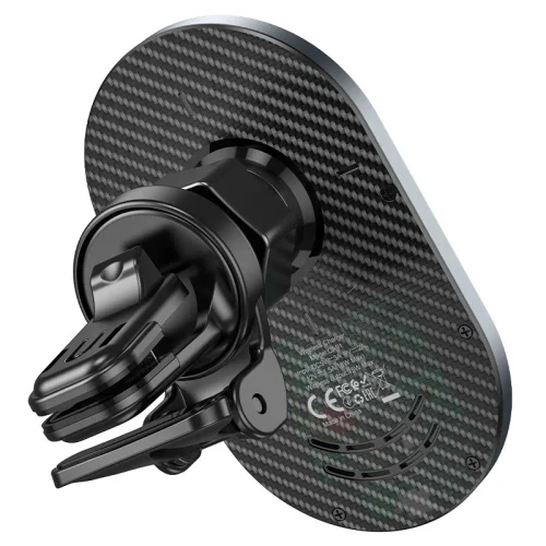 HOCO CA91 Magic magnetic wireless fast charging car holder Gray