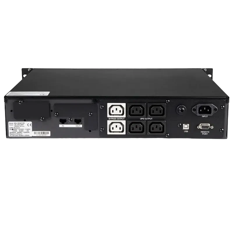 Источник бесперебойного питания PCM KIN-1200AP RM, Black 3