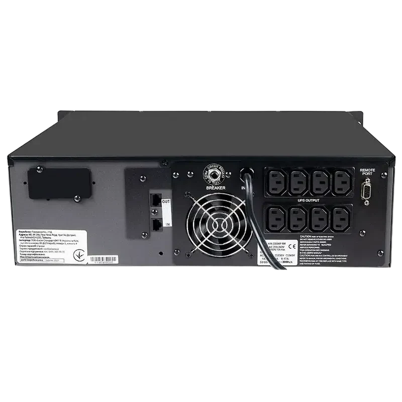 Источник бесперебойного питания PCM KIN-3000AP RM, Black 3