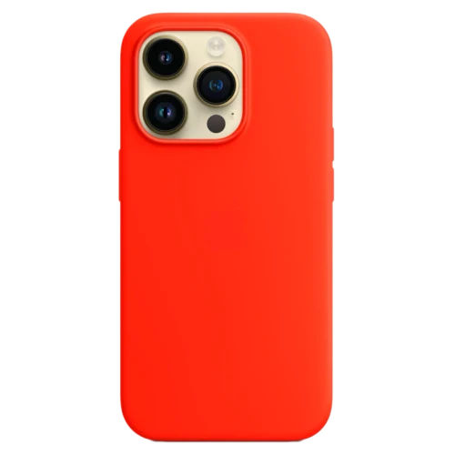 Silicon Case Premium for iPhone 14 Pro Red