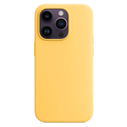 Silicon Case Premium Sunglow for iPhone 14 Series