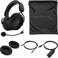 Headset HyperX Cloud Alpha S Blackout Black Microphone 3.5 jack Virtual 7.1 5