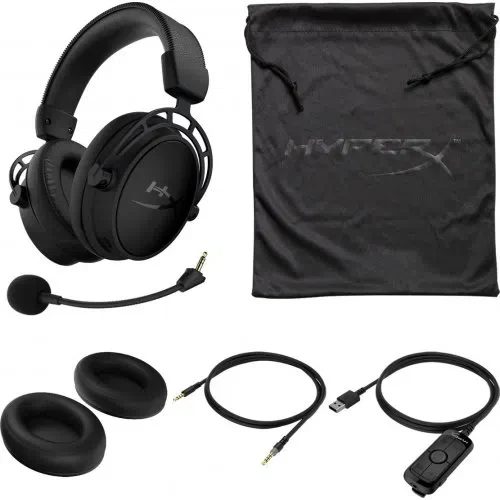 Headset HyperX Cloud Alpha S Blackout Black Microphone 3.5 jack Virtual 7.1 5