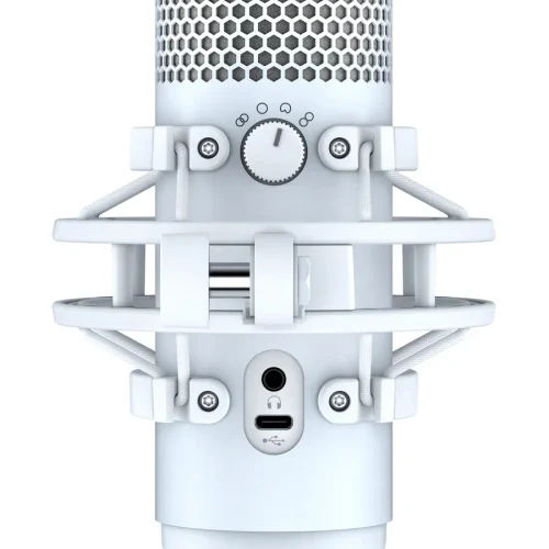 Микрофон для стриминга HyperX QuadCast S, RGB, White [519P0AA]