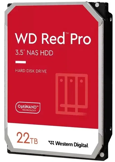 Жесткий диск Western Digital Red Pro WD221KFGX, 22ТБ, 3.5"