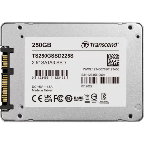 Накопитель SSD Transcend 225S, 250Гб, TS250GSSD225S