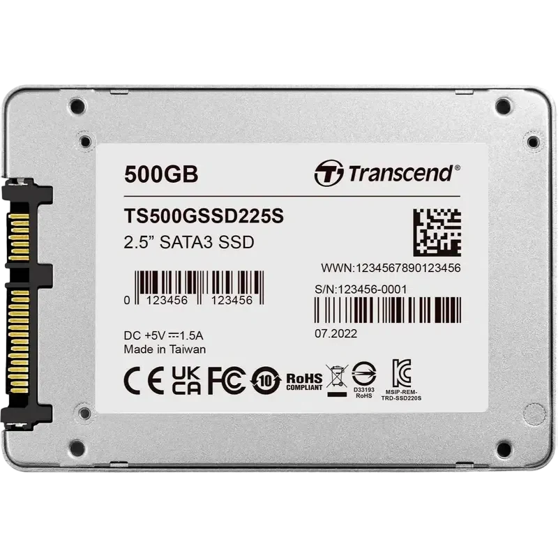 Накопитель SSD Transcend 225S, 500Гб, TS500GSSD225S 2