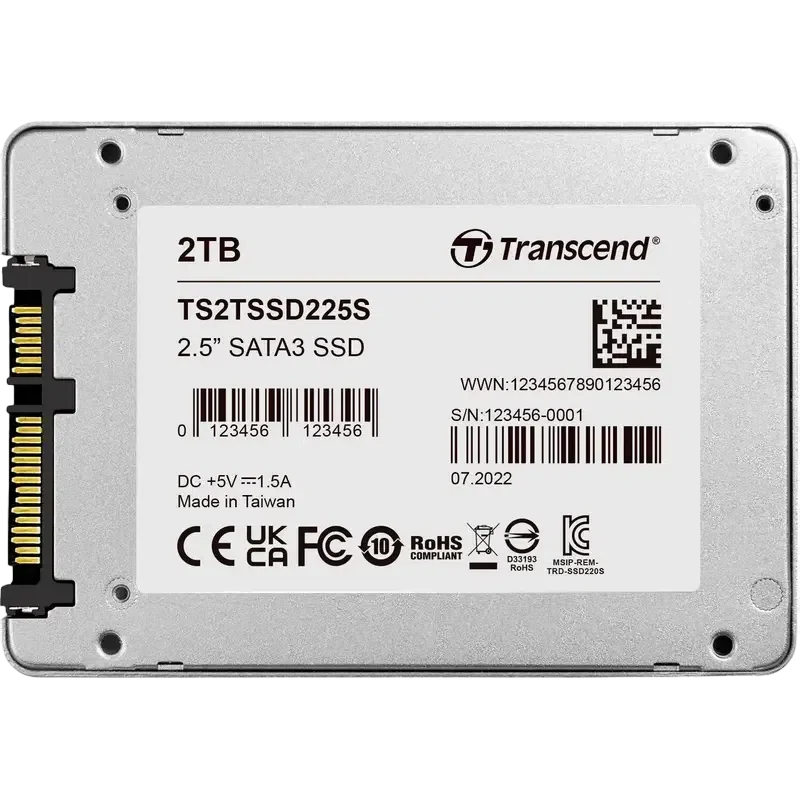 Накопитель SSD Transcend 225S, 2000Гб, TS2TSSD225S 2