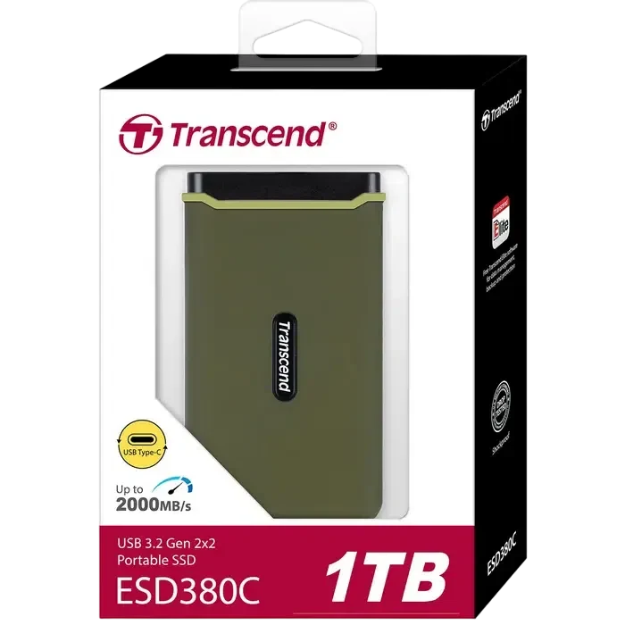 SSD portabil extern Transcend ESD380C, 1 TB, Verde 6