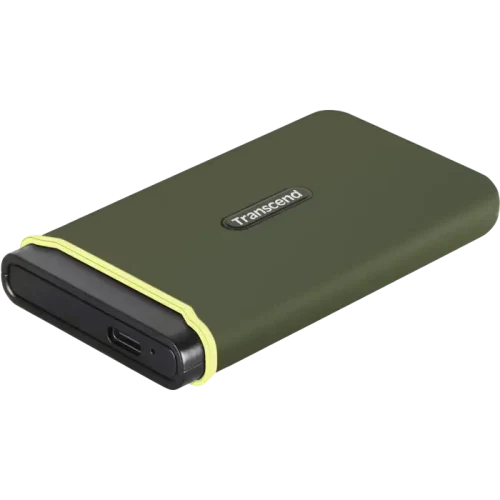 Внешний портативный SSD накопитель Transcend ESD380C, 2 ТБ, Зелёный