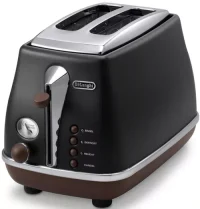 Toaster DeLonghi CTOV2103.BK Icona Vintage, Black 2