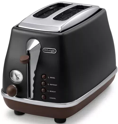 Toaster DeLonghi CTOV2103.BK Icona Vintage, Black 2