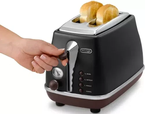 Toaster DeLonghi CTOV2103.BK Icona Vintage, Black 4