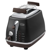 Toaster DeLonghi CTOV2103.BK Icona Vintage, Black