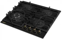 Plită încorporabilă cu gaz Vesta BH6060IСG/RBL, Black 2