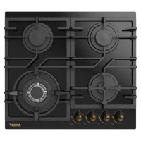 Plită încorporabilă cu gaz Vesta BH6060IСG/RBL, Black