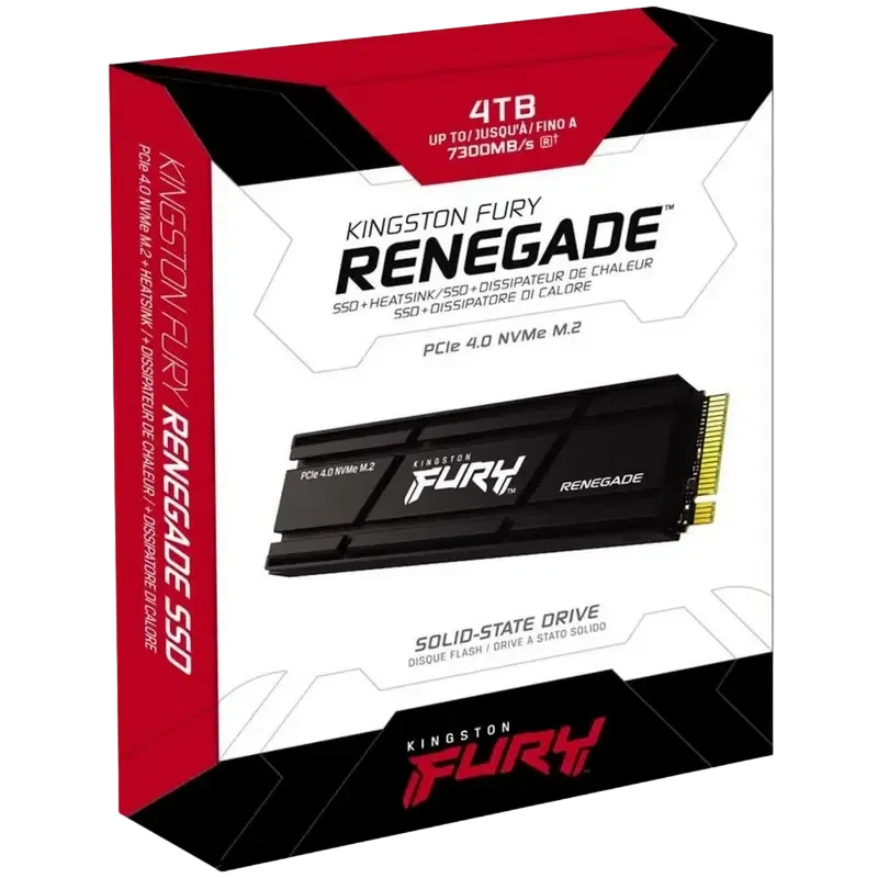 Накопитель SSD Kingston FURY Renegade, 4000Гб, SFYRDK/4000G 3