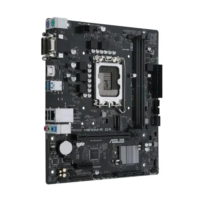 Placă de bază ASUS PRIME H610M-R D4-SI, Black 5