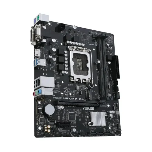 Материнская плата ASUS PRIME H610M-R D4-SI, Black