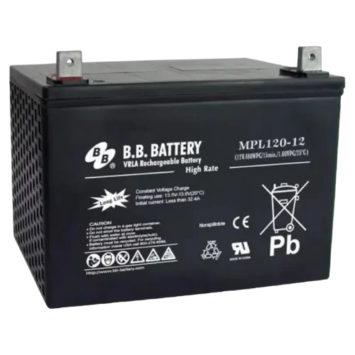 Батарея для ИБП B.B. MPL120-1212, Черный