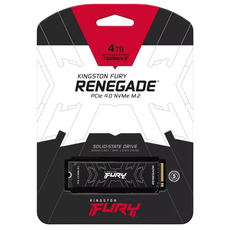 Накопитель SSD Kingston FURY Renegade, 4000Гб, SFYRD/4000G 3
