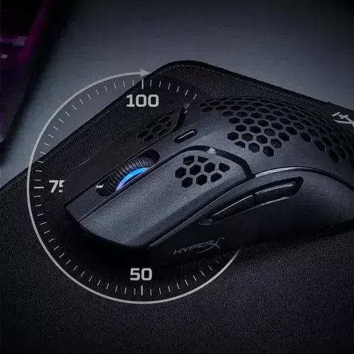 HYPERX Pulsefire Haste Wireless Gaming Mouse, White Wireless/Wired 9