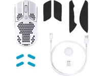 HYPERX Pulsefire Haste Wireless Gaming Mouse, White Wireless/Wired 7