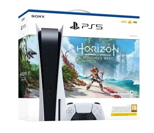 Игровая консоль SONY PlayStation 5, Белый, "Horizon" (Ваучер)