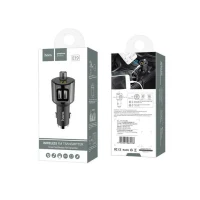 HOCO E19 FM modulator& Car Kits metal gray 2