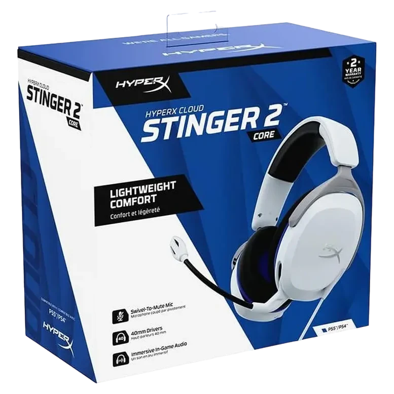 Căști HyperX Cloud Stinger 2 Core, Cu fir, White 7