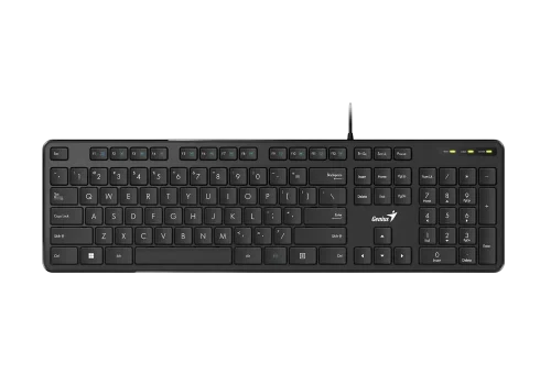 Клавиатура Genius SlimStar M200, Проводное, Чёрный