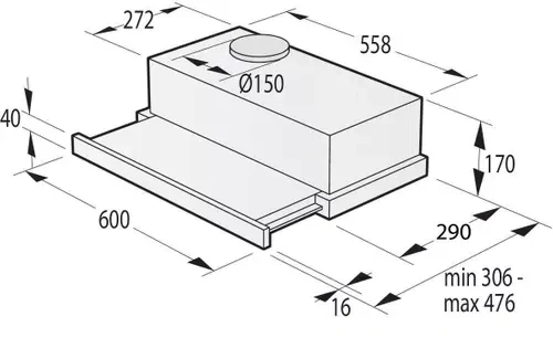 Вытяжка Gorenje TH60E3B