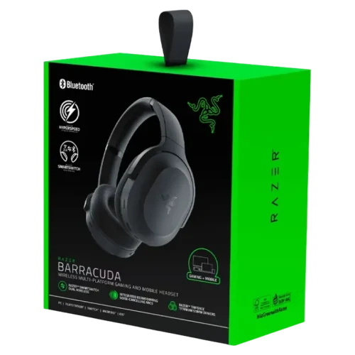 Căști Razer Barracuda, Fără fir / Cu fir, Black