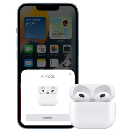 Наушники Apple AirPods 3 MPNY3 с зарядным чехлом Lightning