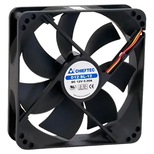 Ventilator PC Chieftec AF-0925S, 90 mm, Negru