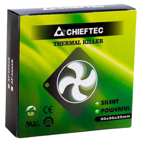 Ventilator PC Chieftec AF-0925S, 90 mm, Negru