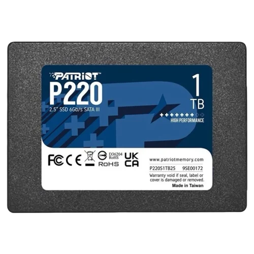 Накопитель SSD Patriot P220 1Tb (P220S1TB25)