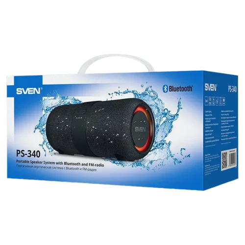 Boxă portabilă SVEN PS-340, Negru
