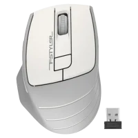 Mouse Wireless A4Tech FG30S, White/Gray