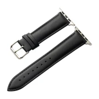 Strap Apple Watch real leather 42/44/45 mm Black 2