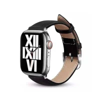 Strap Apple Watch real leather 42/44/45 mm Black