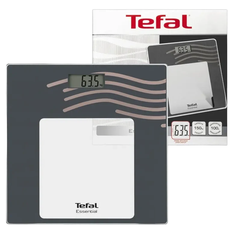 Cântar de podea Tefal Essential PP1330V0, Gri 3
