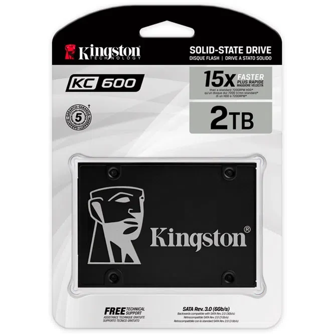 Накопитель SSD Kingston KC600, 2000 ГБ 4