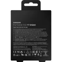 Внешний портативный SSD накопитель Samsung T7 Shield, 2 ТБ, Чёрный 12
