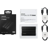 Внешний портативный SSD накопитель Samsung T7 Shield, 2 ТБ, Чёрный 8