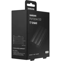 Внешний портативный SSD накопитель Samsung T7 Shield, 2 ТБ, Чёрный 10
