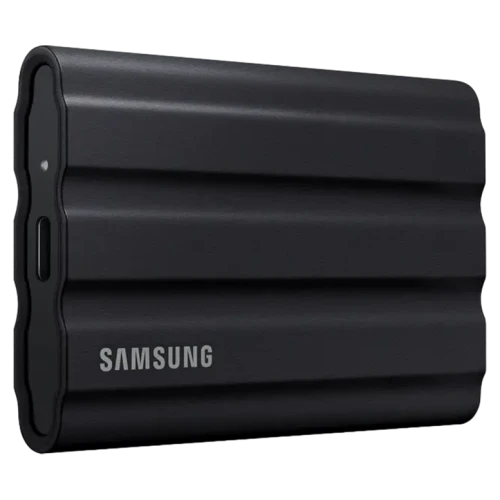 Внешний портативный SSD накопитель Samsung T7 Shield, 2 ТБ, Чёрный