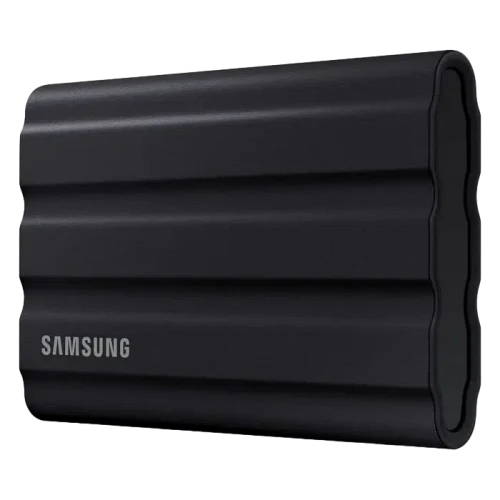 Внешний портативный SSD накопитель Samsung T7 Shield, 4 ТБ, Чёрный